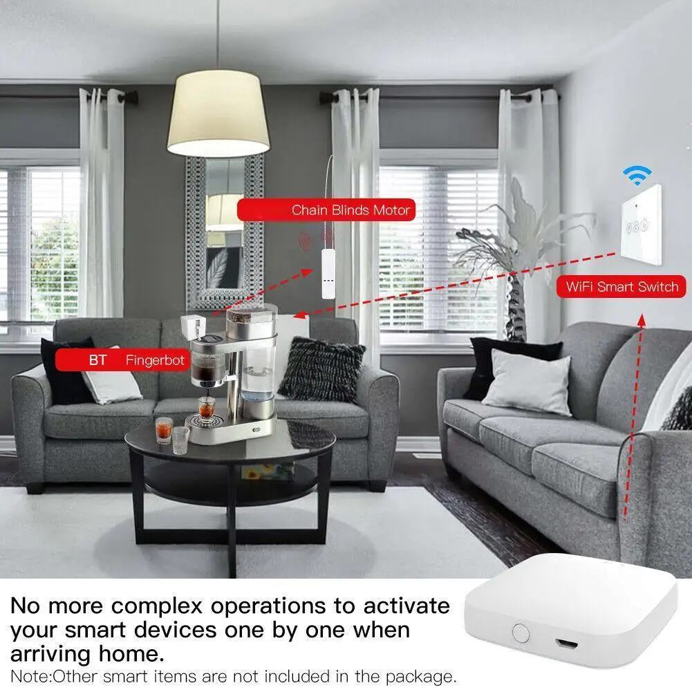 Умный шлюз Tuya X9M1, беспроводной хаб с несколькими режимами, ZigBee, Wi-Fi, работает с Bluetooth
Умный шлюз Tuya X9M1, беспроводной хаб с несколькими режимами, ZigBee, Wi-Fi, работает с Bluetooth
