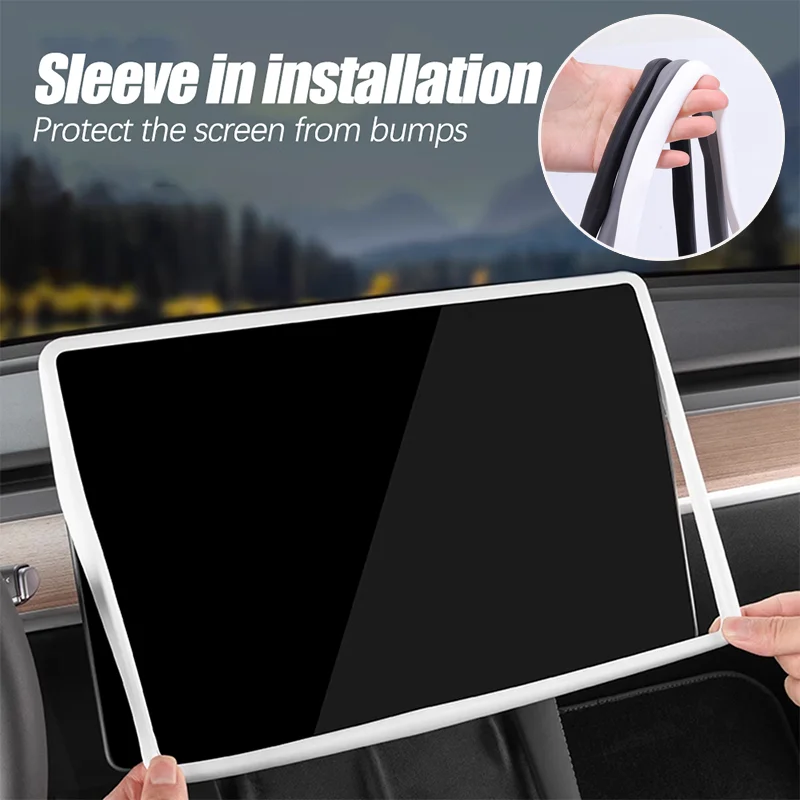 Tesla Model 3 Y Screen Edge Protector Display Body Side Rubber Cover Silicone Frame Central Control Protective Cover
Tesla Model 3 Y Screen Edge Protector Display Body Side Rubber Cover Silicone Frame Central Control Protective Cover