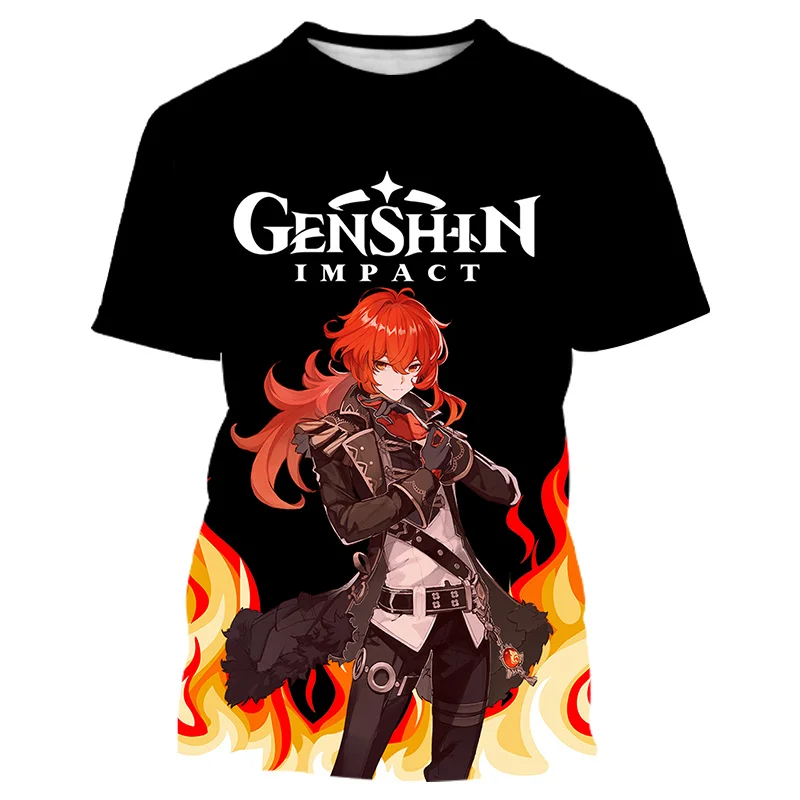 New game Graphic print Genshin Impact T Shirts boys Summer Casual Short Sleeve T Shirt mother kids girls of 14 years shirts
New game Graphic print Genshin Impact T Shirts boys Summer Casual Short Sleeve T Shirt mother kids girls of 14 years shirts