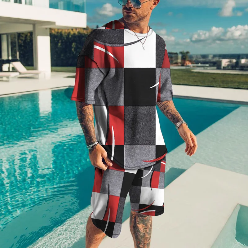 Summer New Retro Oversized Men's T-shirt Casual Suit 2022 Fashion Male Top +Shorts 3D Printing 2-piece Set Trendy Streetwear
Summer New Retro Oversized Men's T-shirt Casual Suit 2022 Fashion Male Top +Shorts 3D Printing 2-piece Set Trendy Streetwear