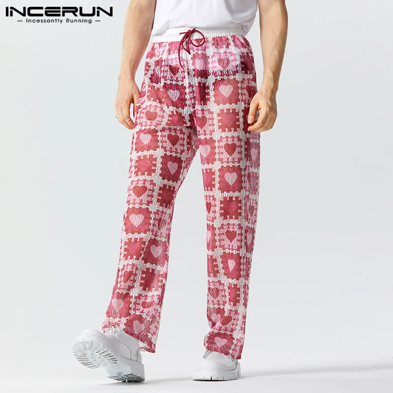 Men Pants Printing Patchwork Mesh Transparent Loose Trousers Men Streetwear Drawstring 2023 Fashion Straight Pants INCERUN S-5XL
Men Pants Printing Patchwork Mesh Transparent Loose Trousers Men Streetwear Drawstring 2023 Fashion Straight Pants INCERUN S-5XL