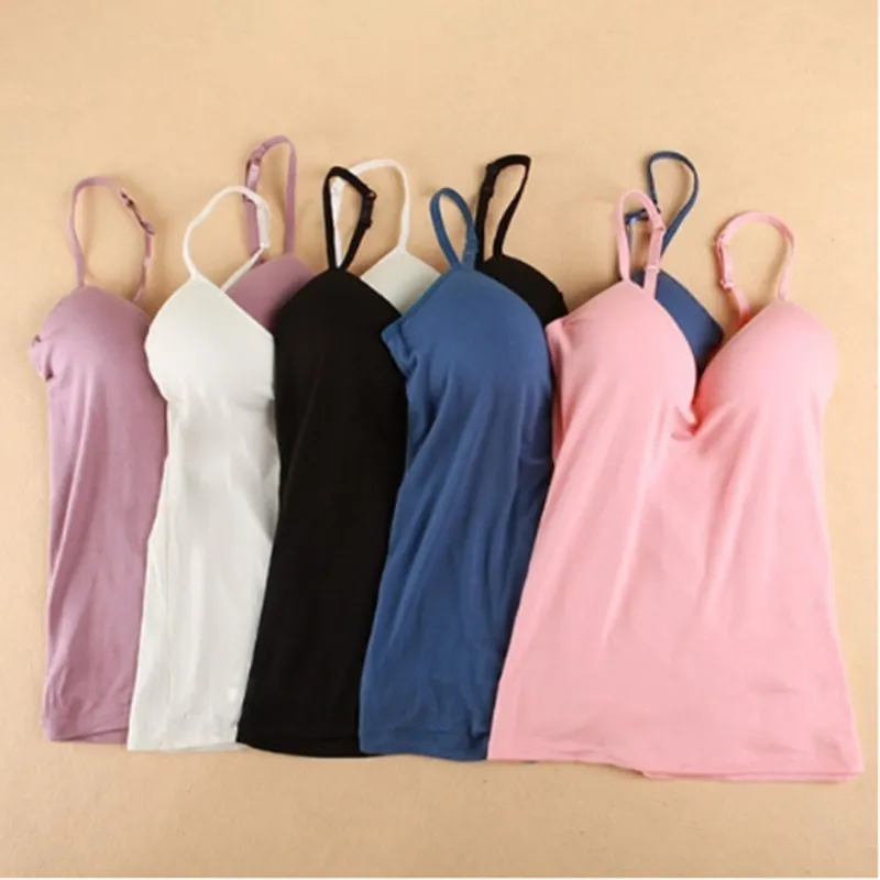 New Summer Women Tank Tops Sexy V-Neck Padded Tanks Tops Strap Camisole Vest Solid Sexy Women Tops
New Summer Women Tank Tops Sexy V-Neck Padded Tanks Tops Strap Camisole Vest Solid Sexy Women Tops