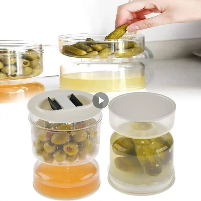 Hourglass Pickles Jar Dry And Wet Dispenser Pickle Olives Hourglass Jar Cucumber Container For Kitchen Juice Separator Tool Tank
Hourglass Pickles Jar Dry And Wet Dispenser Pickle Olives Hourglass Jar Cucumber Container For Kitchen Juice Separator Tool Tank