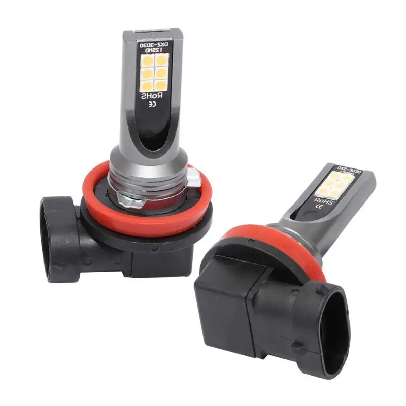 2Pcs 3030-12LED Car Fog Light / Motorcycle Led Headlight 3000KH8/9/11 DC12V-24V 1600LM Ip67 Waterproof Yellow Light
2Pcs 3030-12LED Car Fog Light / Motorcycle Led Headlight 3000KH8/9/11 DC12V-24V 1600LM Ip67 Waterproof Yellow Light