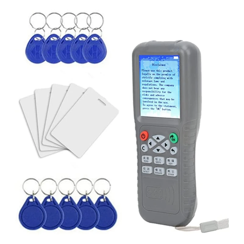RFID Card Copier Reader Writer Wifi Full Decode Smart Card Key Machine RFID NFC Copier IC ID Reader Writer Duplicator
RFID Card Copier Reader Writer Wifi Full Decode Smart Card Key Machine RFID NFC Copier IC ID Reader Writer Duplicator