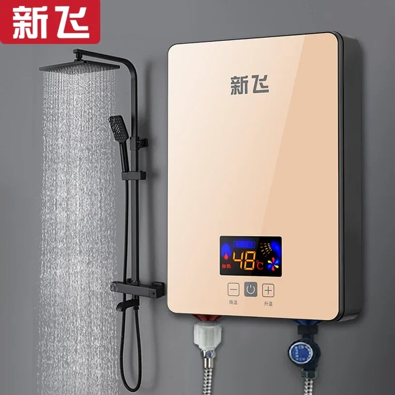 

Водонагреватель Xinfei с постоянной температурой, 220 В, бытовой электрический водонагреватель для ванной и душа, маленький мгновенный нагреватель
