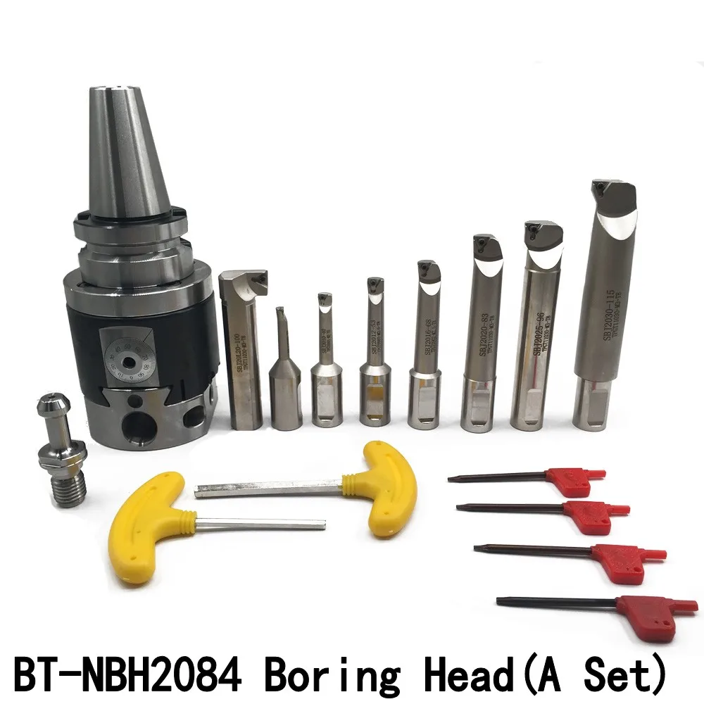 NBH2084 boring-tool-suit fine boring head BT30 BT40 BT50 tool Holder + 8pcs 20mm Boring Bar Boring rang 8-280mm Boring Tool Set
NBH2084 boring-tool-suit fine boring head BT30 BT40 BT50 tool Holder + 8pcs 20mm Boring Bar Boring rang 8-280mm Boring Tool Set