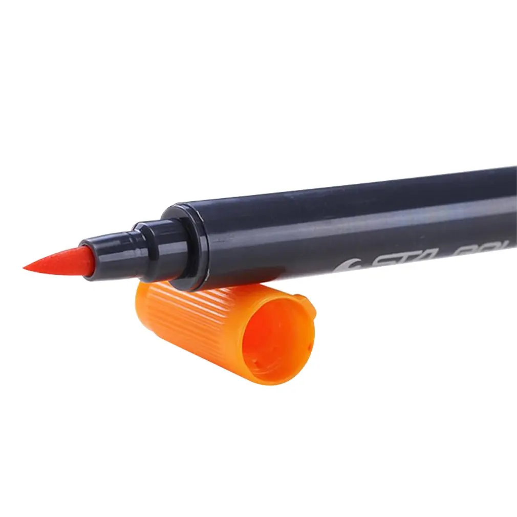 1 pc Random Color Water-Based Marker Soft Head Double Head Watercolor Paint Pen Color Pen Hand-Painted Set Writing Brush
1 pc Random Color Water-Based Marker Soft Head Double Head Watercolor Paint Pen Color Pen Hand-Painted Set Writing Brush