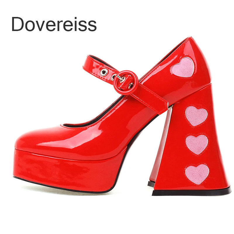 Dovereiss Fashion Women's Shoes Summer New Elegant Red Pink Chunky heels Consice Waterproof Pumps Sexy Block Heels 40 41 42 43
Dovereiss Fashion Women's Shoes Summer New Elegant Red Pink Chunky heels Consice Waterproof Pumps Sexy Block Heels 40 41 42 43