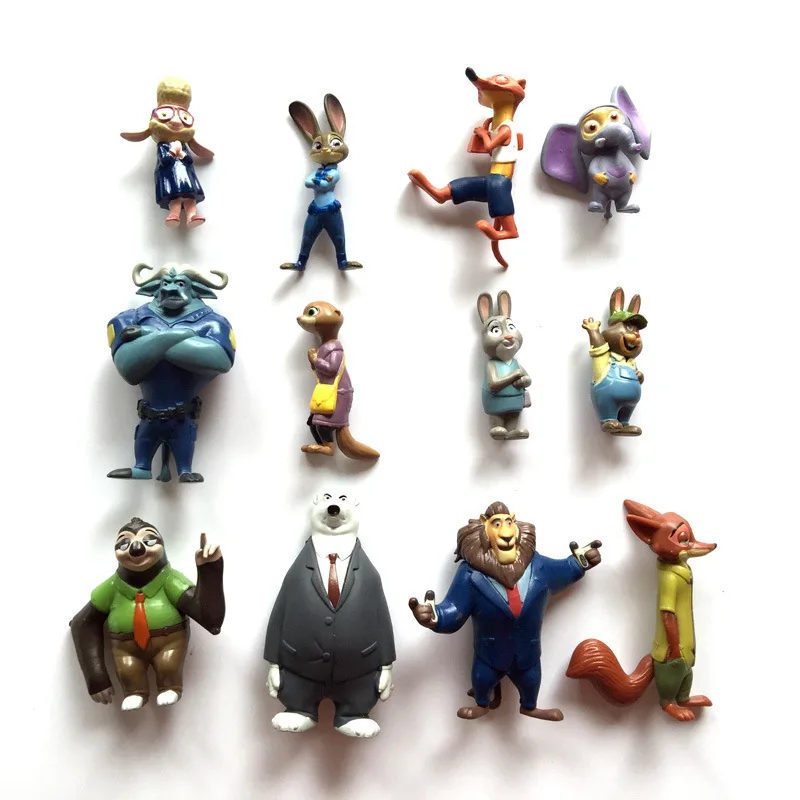 12Pieces Zootopia Zootropolis Anime Action Figure Kid toys Collection figures for friends gifts
12Pieces Zootopia Zootropolis Anime Action Figure Kid toys Collection figures for friends gifts