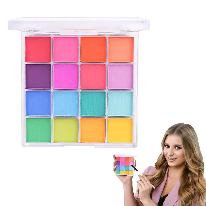 16 Color Eyeshadow Palette Waterproof Multicolor Face Shadow Palette Makeup Accessory Matte Shimmer Face Shadow Palette For
16 Color Eyeshadow Palette Waterproof Multicolor Face Shadow Palette Makeup Accessory Matte Shimmer Face Shadow Palette For