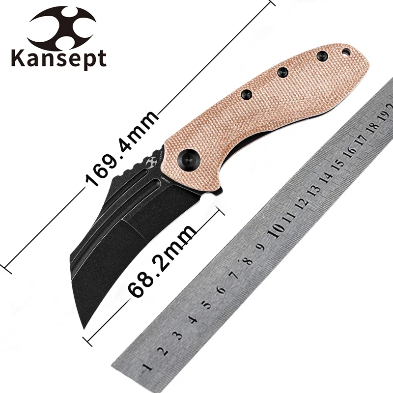 Ножи kanseven KTC3 T1031B2 с черным покрытием, лезвие 154 см, коричневая ручка из микрокарты, складной нож для кемпинга, для повседневного ношения
Ножи kanseven KTC3 T1031B2 с черным покрытием, лезвие 154 см, коричневая ручка из микрокарты, складной нож для кемпинга, для повседневного ношения