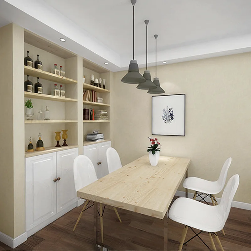 Solid Color Wallpaper Modern Simple Bedroom Plain Living Room Studio Restaurant Background Nordic Style Log Color Wallpaper
Solid Color Wallpaper Modern Simple Bedroom Plain Living Room Studio Restaurant Background Nordic Style Log Color Wallpaper
