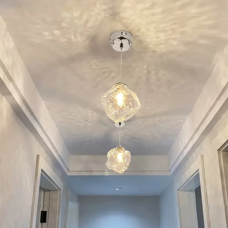 LED Modern Glass Chandeliers Ice Block Design Pendant Lamp for Living Dining Room Aisle Corridor Lamp Indoor Decor Lighting 
LED Modern Glass Chandeliers Ice Block Design Pendant Lamp for Living Dining Room Aisle Corridor Lamp Indoor Decor Lighting