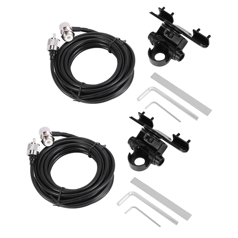 2X RB-400 Car Antenna Mount Bracket + 5M PL259 Connector Extend Cable Feeder Cable For Mobile Radio TH-9800 BJ-218
2X RB-400 Car Antenna Mount Bracket + 5M PL259 Connector Extend Cable Feeder Cable For Mobile Radio TH-9800 BJ-218