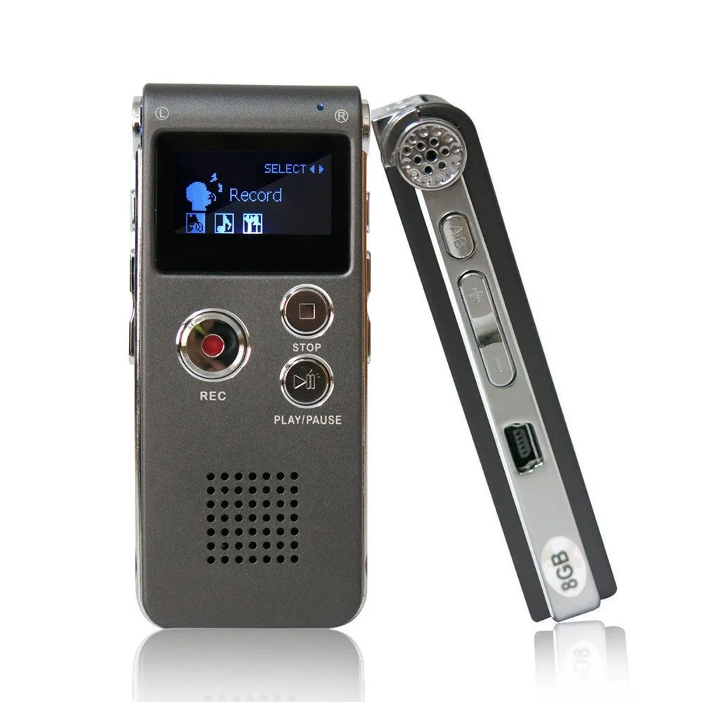 

DN006 Digital Voice Recorder Telephone Audio Recorder MP3 Player Dictaphone 609 Built-in 8GB Genuine Sale Favourite