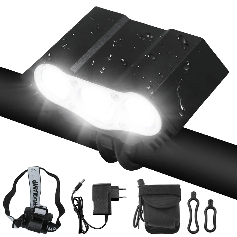 T6 Bicycle Headlight LED Bike Front Light 18650 Battery MTB Road Head Lamp Riding Cycling Lantern Flashlight Lanterna Bicicleta
T6 Bicycle Headlight LED Bike Front Light 18650 Battery MTB Road Head Lamp Riding Cycling Lantern Flashlight Lanterna Bicicleta