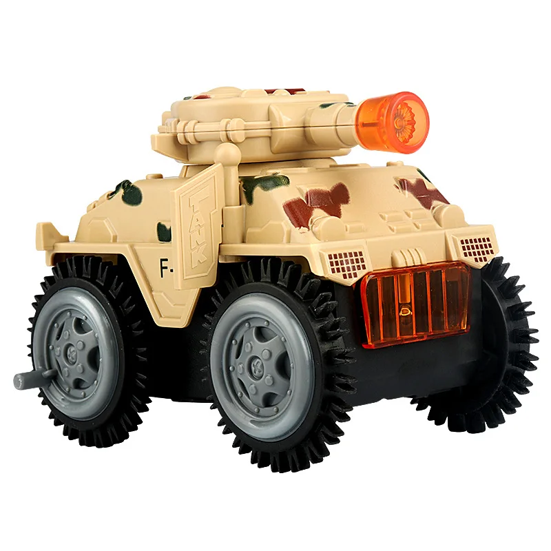 

3+ Children's Electric Toy Tank Music Luminous T72-M1 JSU-152 M1 Panther II The Battle Chariot Series World War Toy