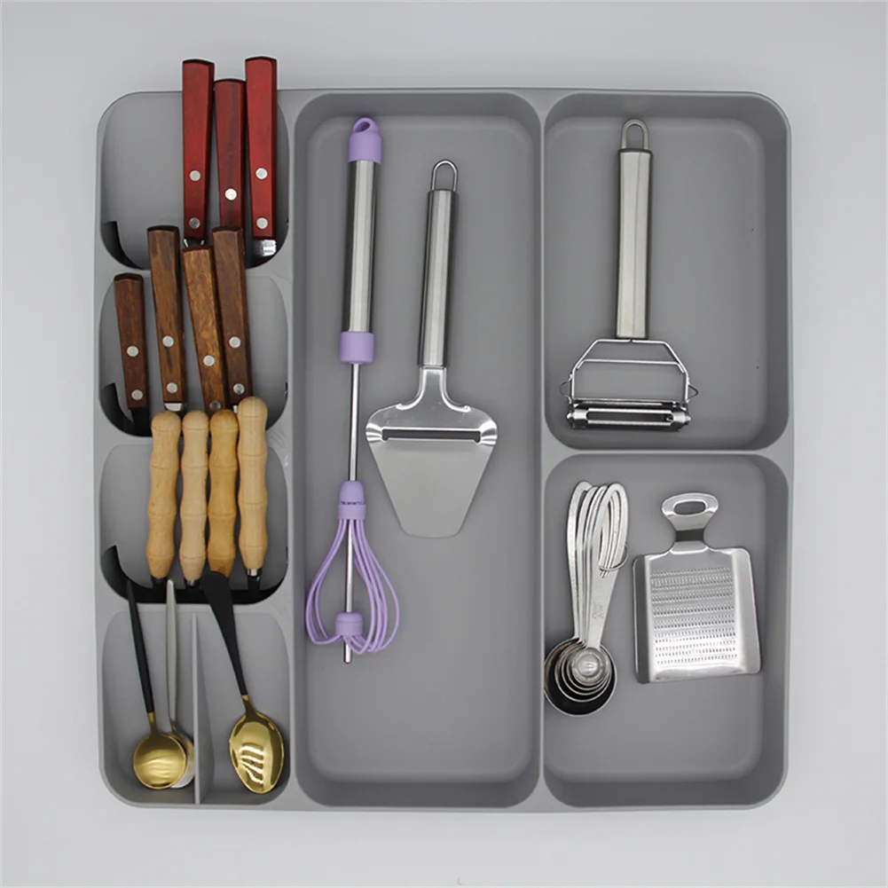 Practical Kitchen Cutlery, Storage Tray Spoon Fork Tableware Organizer Tableware Storage Box Kitchen Supplies Holder Organizer
Practical Kitchen Cutlery, Storage Tray Spoon Fork Tableware Organizer Tableware Storage Box Kitchen Supplies Holder Organizer