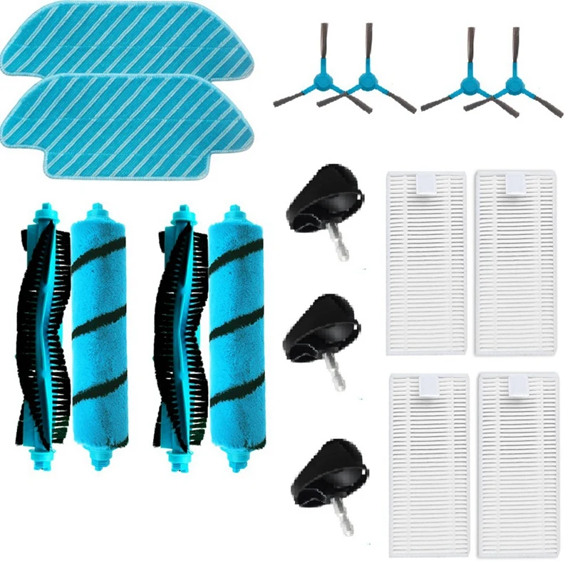 Robot Vacuum Cleaner Accessories Kits Main Brush Filter Side Brush Mopping Cloth Universal Wheel For Conga 4090 5090
Robot Vacuum Cleaner Accessories Kits Main Brush Filter Side Brush Mopping Cloth Universal Wheel For Conga 4090 5090