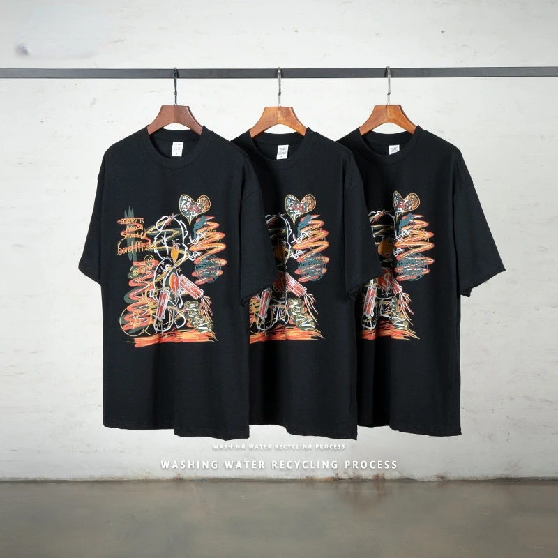 CHIPS Oversize Washed T-shirt Man Women Streetwear Harajuku Gangster Teddy Bear Print Graphic Retro Tee Summer Vintage Y2K Male
CHIPS Oversize Washed T-shirt Man Women Streetwear Harajuku Gangster Teddy Bear Print Graphic Retro Tee Summer Vintage Y2K Male