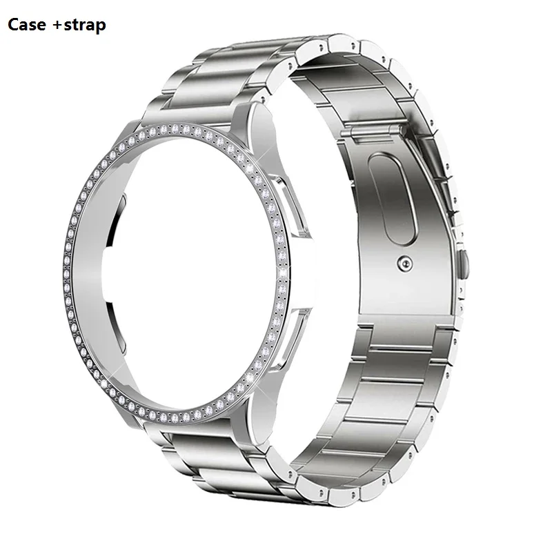 Metal Strap+Protective Case For Samsung Galaxy Watch 3 41/45mm Strap Bracelet for Galaxy Active 2 40mm 44mm Watch4 WatchBands
Metal Strap+Protective Case For Samsung Galaxy Watch 3 41/45mm Strap Bracelet for Galaxy Active 2 40mm 44mm Watch4 WatchBands