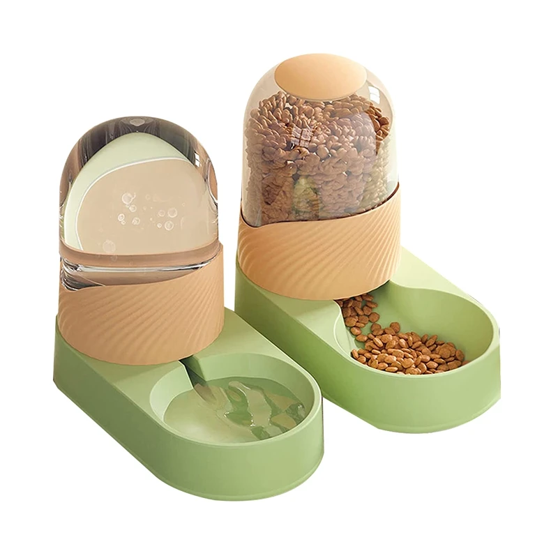 Pet Feeder and Water Dispenser Automatic for Dogs Cats,Gravity Food Feeder and Waterer Set with Pet Food Bowl Green
Pet Feeder and Water Dispenser Automatic for Dogs Cats,Gravity Food Feeder and Waterer Set with Pet Food Bowl Green