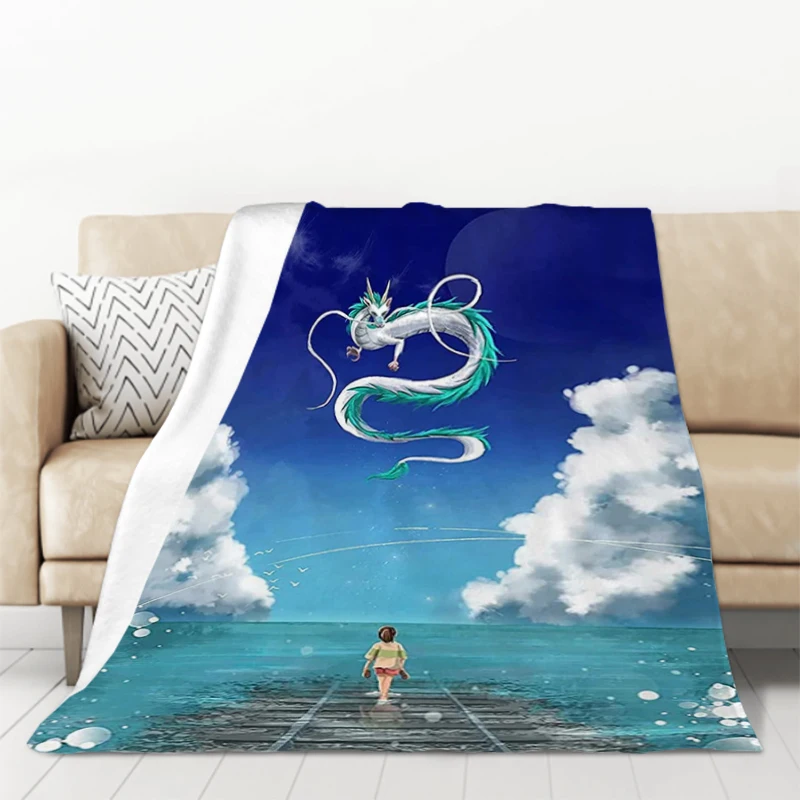 Anime Spirited Away Fleece Blanket Sofa Blankets for Bed Furry Bedspread on the Bed Warm Winter Blanket Blankets and Bedspreads
Anime Spirited Away Fleece Blanket Sofa Blankets for Bed Furry Bedspread on the Bed Warm Winter Blanket Blankets and Bedspreads