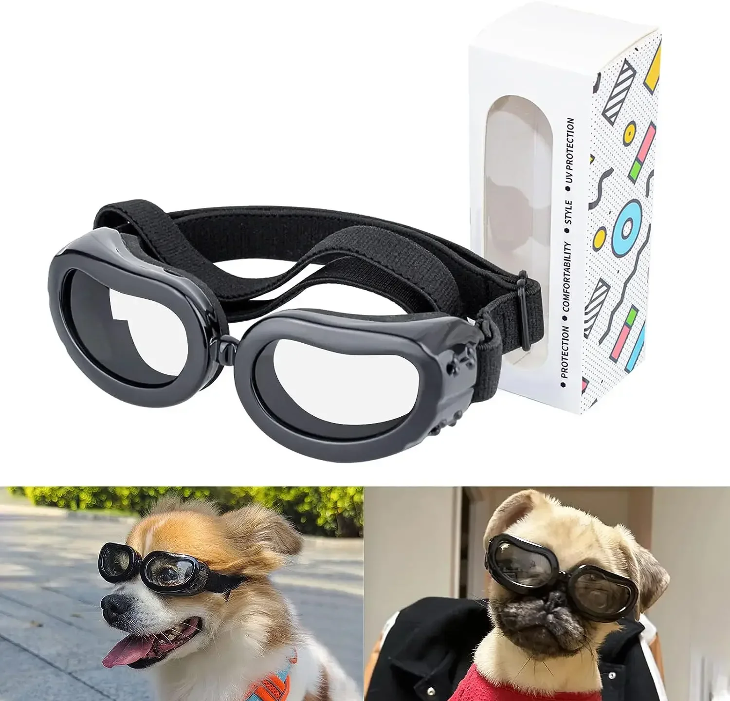 Strap Christmas Wear Decorations Waterproof Dog Goggles With Adjustable Sunglasses Protection Pet Small Protection Sungla Eye Uv
Strap Christmas Wear Decorations Waterproof Dog Goggles With Adjustable Sunglasses Protection Pet Small Protection Sungla Eye Uv