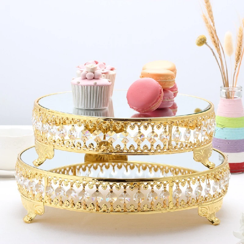 Nordic Glass Mirror Crystal Round Cake Stand Wedding Party Cupcake Dessert Display Tray
Nordic Glass Mirror Crystal Round Cake Stand Wedding Party Cupcake Dessert Display Tray