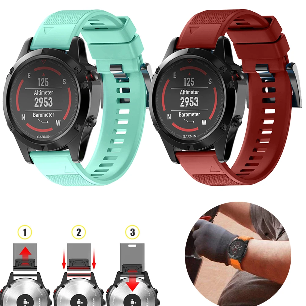Ремешок силиконовый для наручных часов Garmin Fenix 6 Pro 5 Plus 7 945 935 S60 Epix Gen 2, 22 мм
Ремешок силиконовый для наручных часов Garmin Fenix 6 Pro 5 Plus 7 945 935 S60 Epix Gen 2, 22 мм