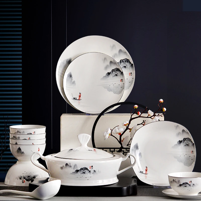 Soup Spoon Bowl Organizer Design Chinese Ceramic Cakes Bowl Vintage Bone China Safe Pasta Chopsticks Vaisselle Cooking
Soup Spoon Bowl Organizer Design Chinese Ceramic Cakes Bowl Vintage Bone China Safe Pasta Chopsticks Vaisselle Cooking
