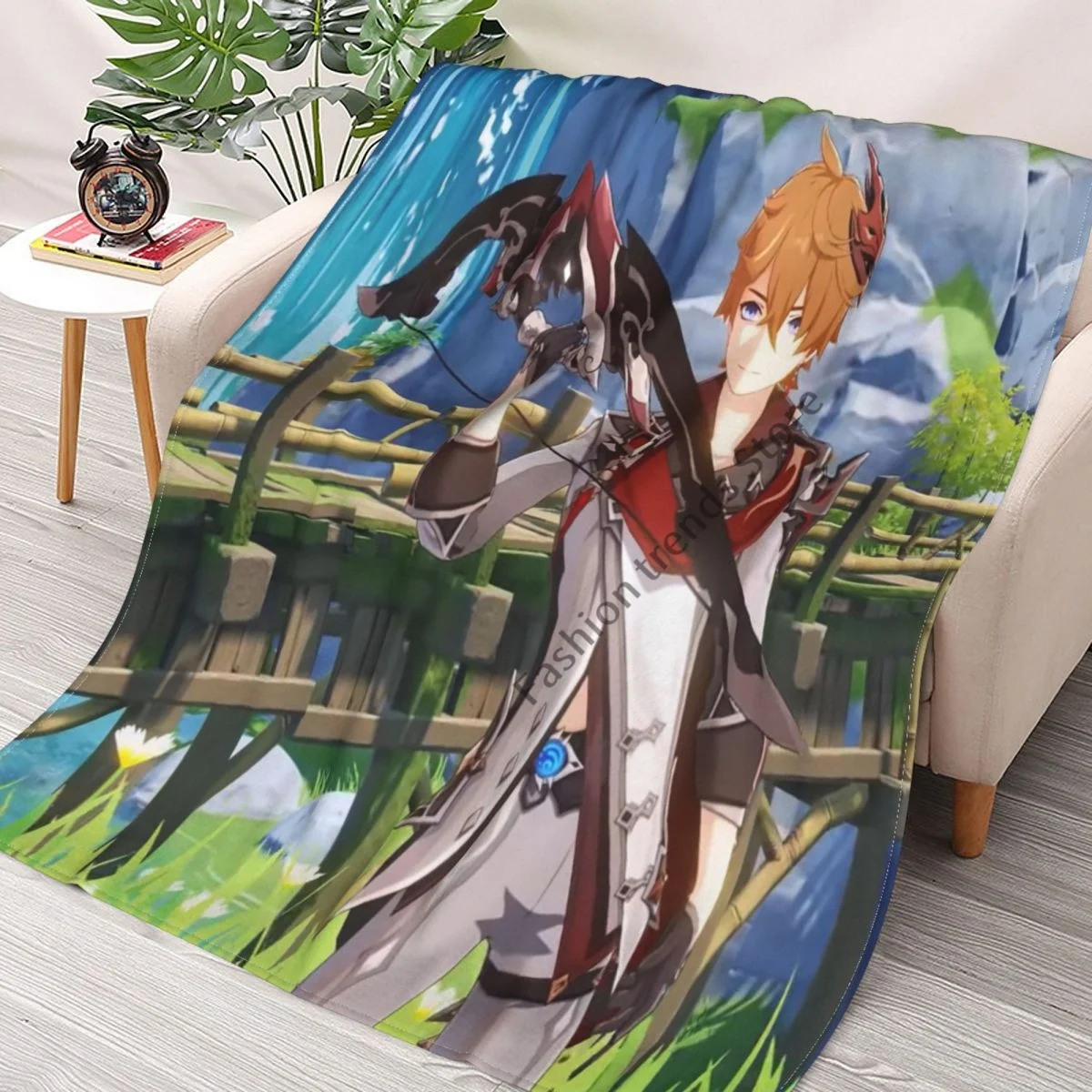 Childe Genshin Impact Blanket Flannel All Season Game Ajax Multi-function Lightweight Thin Throw Blankets for Bed Outdoor Quilt
Childe Genshin Impact Blanket Flannel All Season Game Ajax Multi-function Lightweight Thin Throw Blankets for Bed Outdoor Quilt