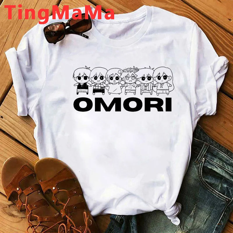 Летняя мужская комиксная дизайнерская футболка Omori, Мужская комиксная Одежда Манга
Летняя мужская комиксная дизайнерская футболка Omori, Мужская комиксная Одежда Манга