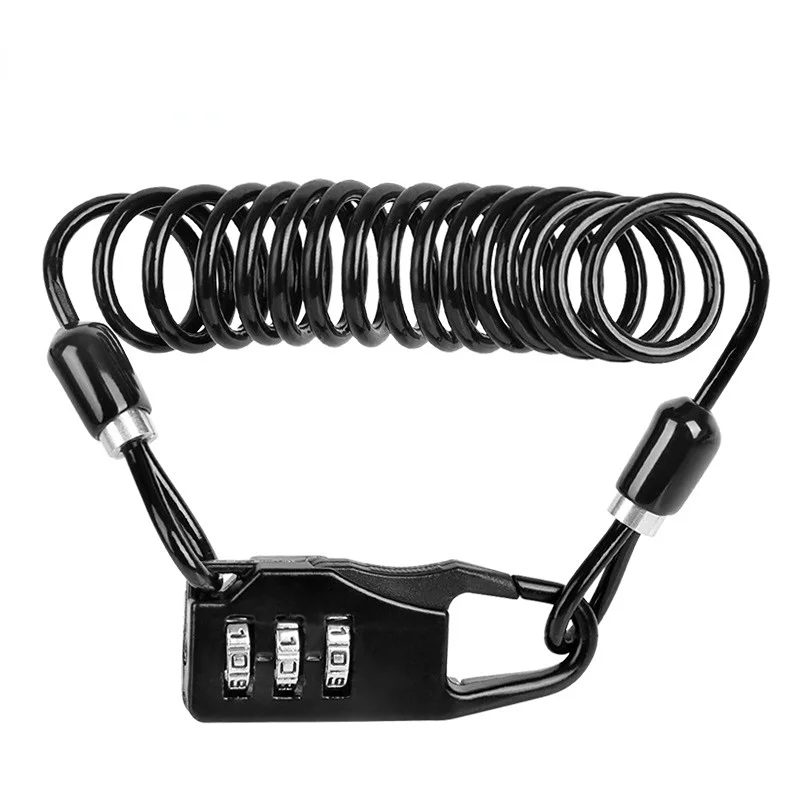 Bicycle Lock 3 Digit Password Bike Lock Anti-theft Portable Backpack Helmet Cable Lock for Scooter Motorcycle Riding Accessorie
Bicycle Lock 3 Digit Password Bike Lock Anti-theft Portable Backpack Helmet Cable Lock for Scooter Motorcycle Riding Accessorie