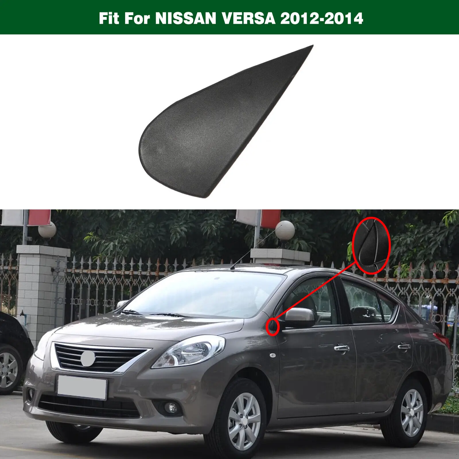Car Front Left Fender Molding Trim Corner-Window Mirror Finisher Cover For Nissan Versa 2012-2019 96319-3BA0A Exterior Parts
Car Front Left Fender Molding Trim Corner-Window Mirror Finisher Cover For Nissan Versa 2012-2019 96319-3BA0A Exterior Parts