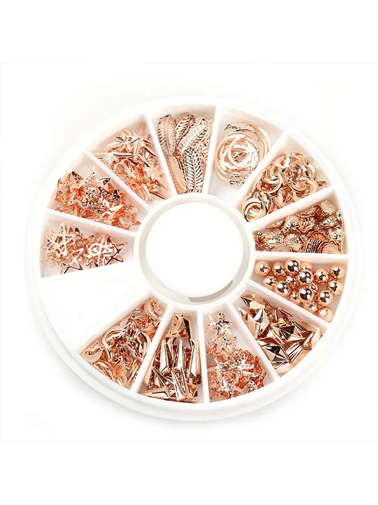 Rose Gold Rivets Metal Steel Nail Parts Nail Art Glitter Rhinestone Nail Tips
Rose Gold Rivets Metal Steel Nail Parts Nail Art Glitter Rhinestone Nail Tips