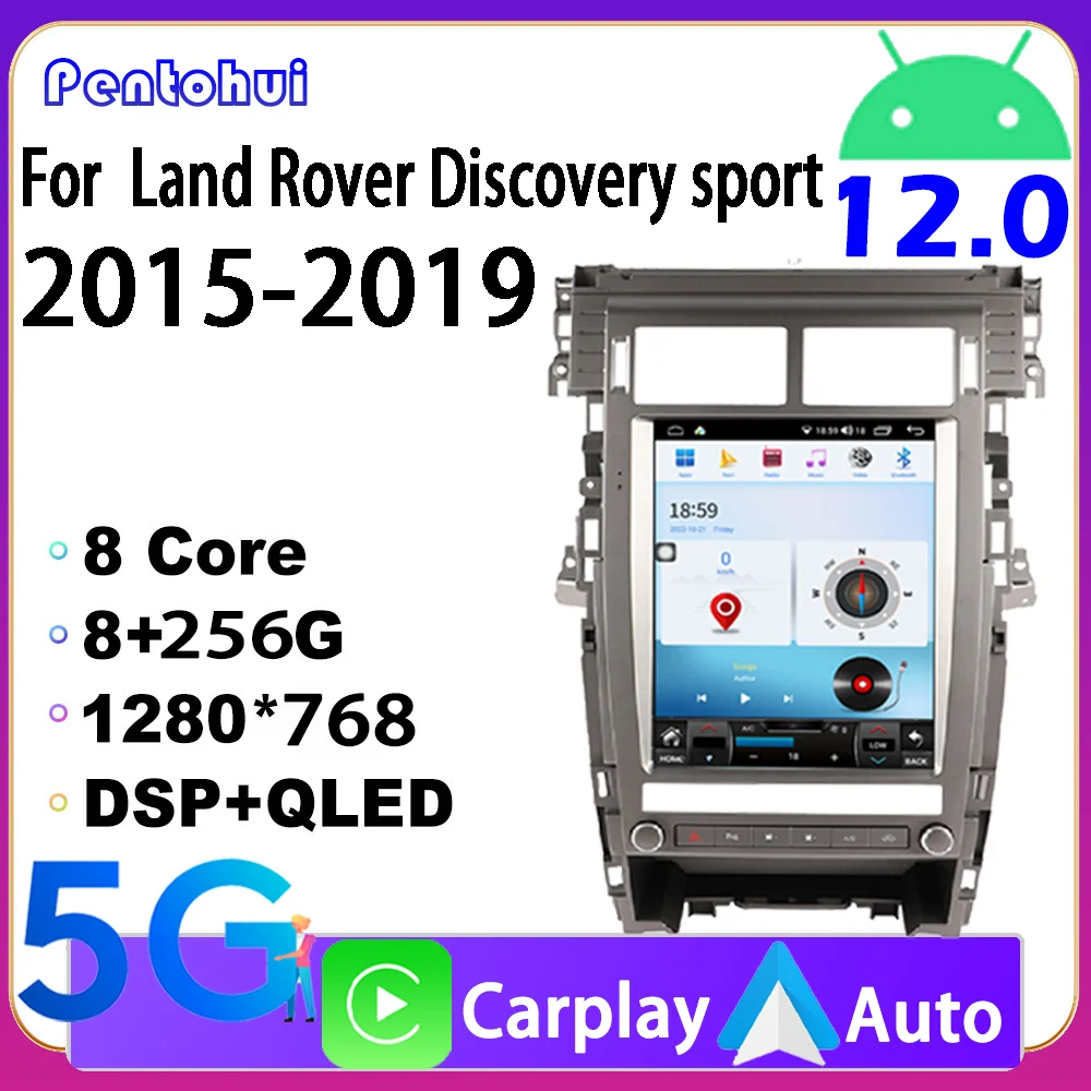 Pentohoi Android 12 Auto Stereo Multimedia Player For Land Rover Discovery sport 2015-2019 Car Radio 12.1" GPS Navigation Carpla
Pentohoi Android 12 Auto Stereo Multimedia Player For Land Rover Discovery sport 2015-2019 Car Radio 12.1" GPS Navigation Carpla