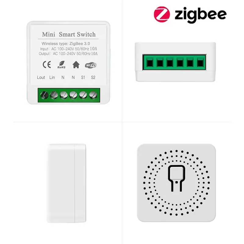 Mini Smart Switch Tuya Zigbee3.0 Switch For Tuya Smart Life Timing Wireless Control Relay Automation Work With Alexa Google Home
Mini Smart Switch Tuya Zigbee3.0 Switch For Tuya Smart Life Timing Wireless Control Relay Automation Work With Alexa Google Home