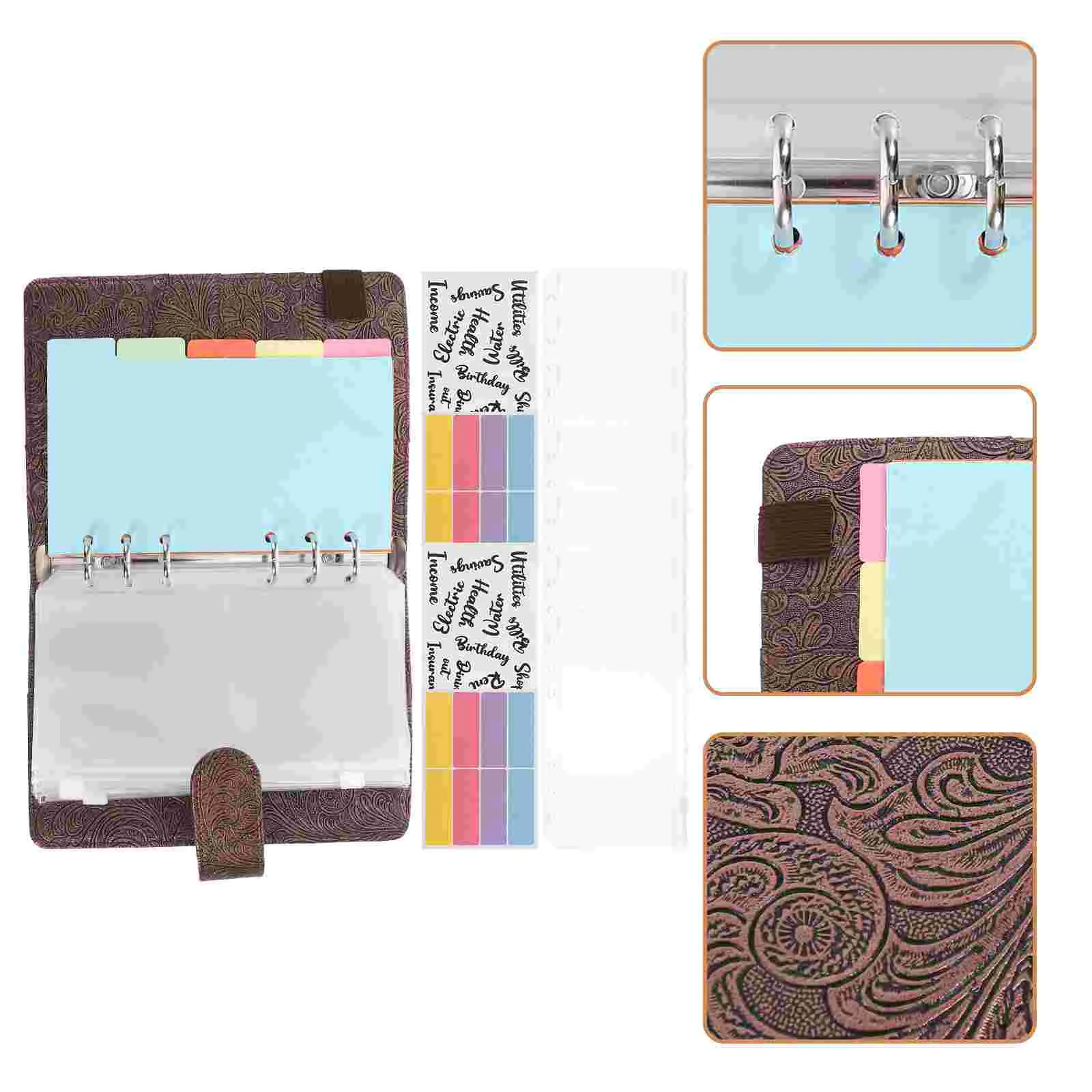 1 Set of Portable Budget Binder Daily Use Budget Binder Money Organizer Money Account Book
1 Set of Portable Budget Binder Daily Use Budget Binder Money Organizer Money Account Book