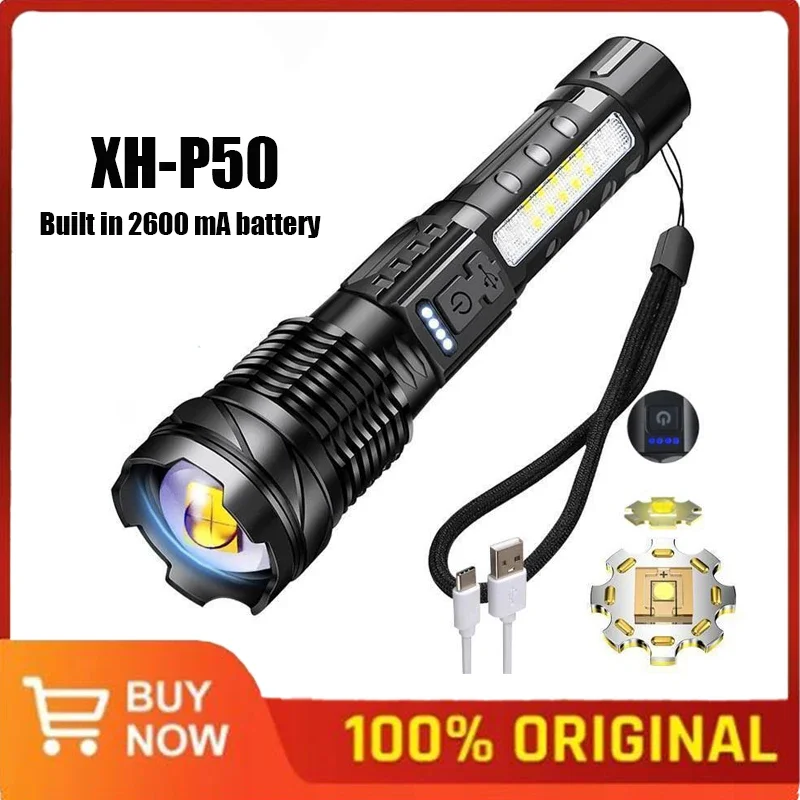Strong Light Flashlight USB Charging Outdoor Emergency Light Understanding Work Light Built-in Battery 2600mAh LED Flashlight
Strong Light Flashlight USB Charging Outdoor Emergency Light Understanding Work Light Built-in Battery 2600mAh LED Flashlight