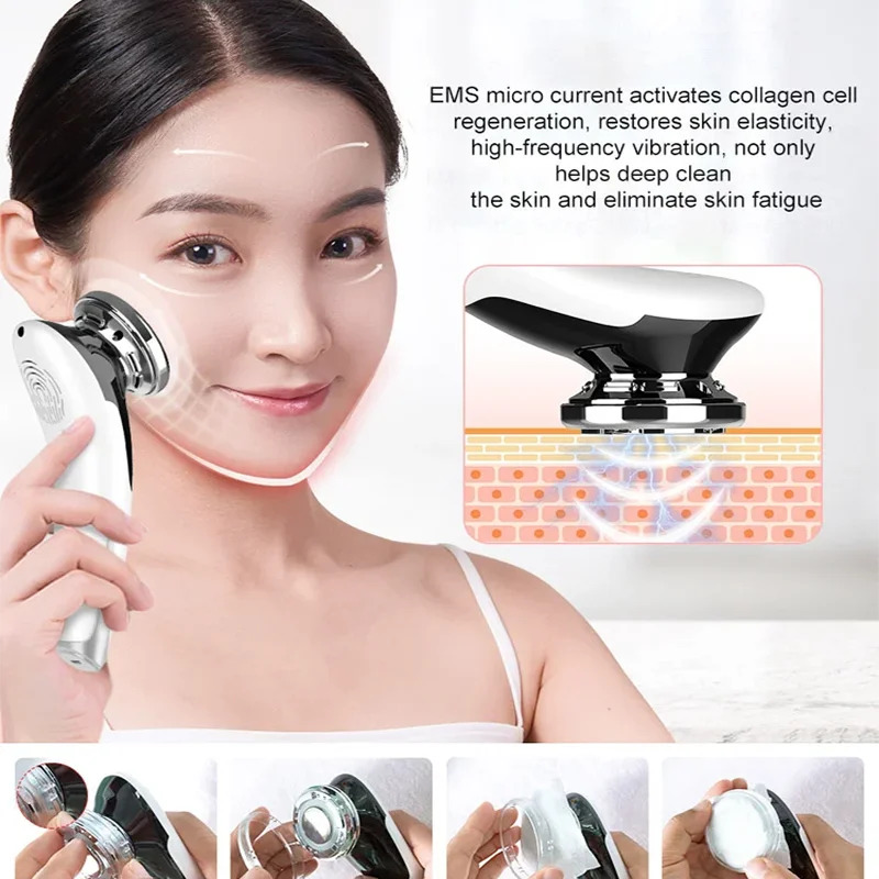 EMS Face Massager For Face Lift Devices Radio Mesotherapy LED Light Therapy Beauty Health RF Radio Wrinkle Removal Skin Care
EMS Face Massager For Face Lift Devices Radio Mesotherapy LED Light Therapy Beauty Health RF Radio Wrinkle Removal Skin Care