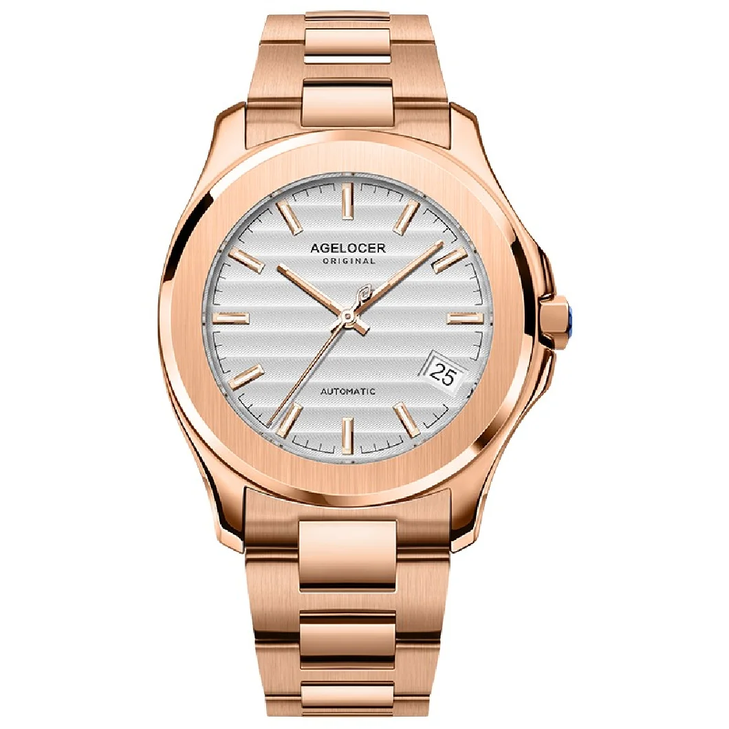 AGELOCER Gold Mechanical Watch Men 316L Steel Mens Automatic Watches Top Brand Luxury Male Clock Men Watch Mechanical Watch
AGELOCER Gold Mechanical Watch Men 316L Steel Mens Automatic Watches Top Brand Luxury Male Clock Men Watch Mechanical Watch