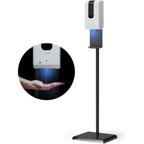 Automatic Hand Sanitizer Dispenser with Stand and Drip Catcher and Refillable Bottle
Automatic Hand Sanitizer Dispenser with Stand and Drip Catcher and Refillable Bottle