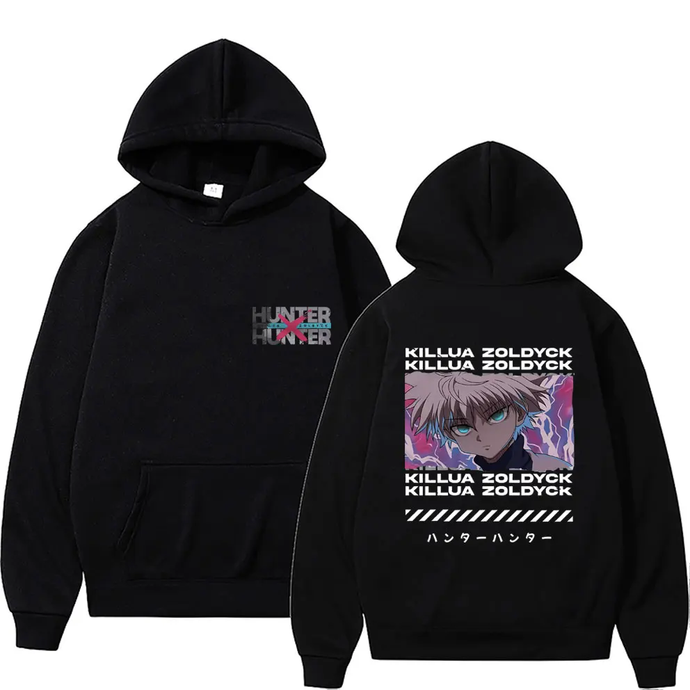 Japanese Anime Hunter X Hunter Killua Zoldyck Hoodie Men's Hip Hop Hooded Sweatshirt Men Women Casual Fleece Oversized Hoodies
Japanese Anime Hunter X Hunter Killua Zoldyck Hoodie Men's Hip Hop Hooded Sweatshirt Men Women Casual Fleece Oversized Hoodies