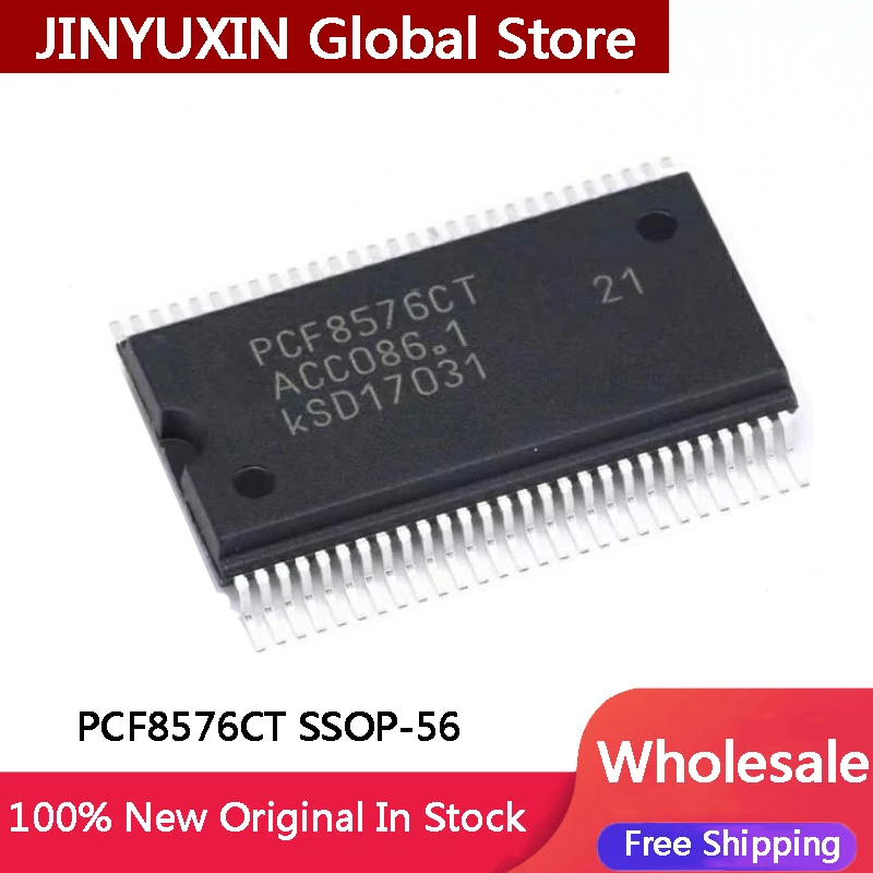 10-100Pcs PCF8576CT SSOP-56 40 × 4 LCD driver chip I2C interface IC Chip In Stock Wholesale
10-100Pcs PCF8576CT SSOP-56 40 × 4 LCD driver chip I2C interface IC Chip In Stock Wholesale