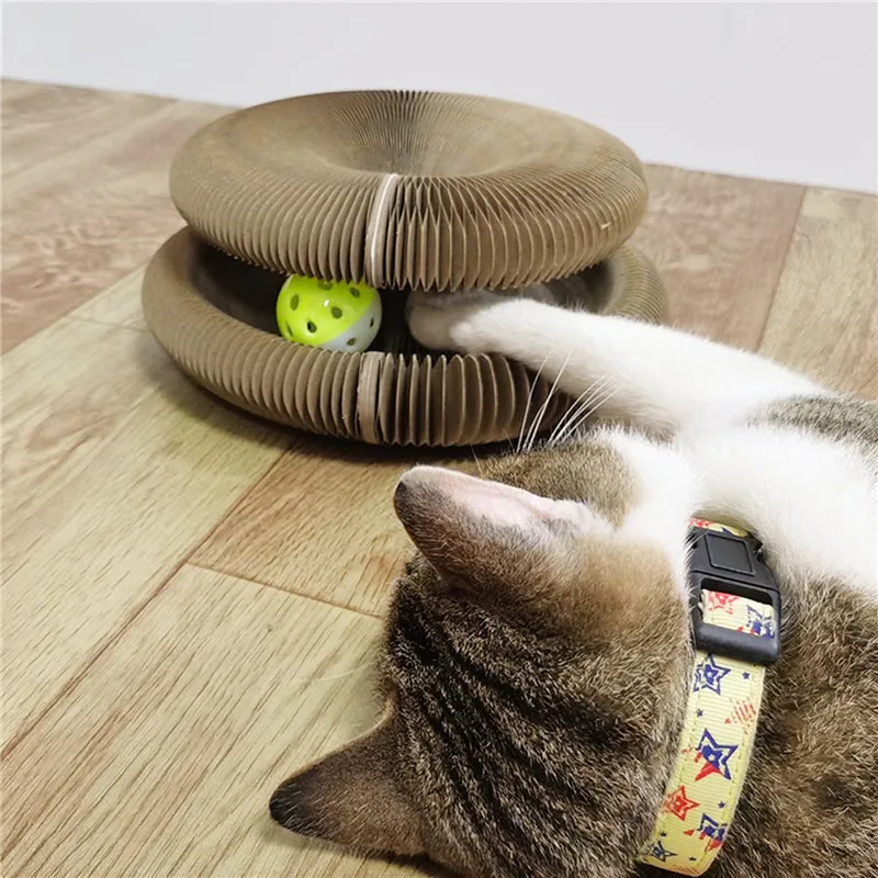 Magic Organ Cat Scratch Board Cat Toy With Bell Cat Grinding Claw Cat Climbing Frame Cat Scratch Toys Cat Scratcher Lounge Bed
Magic Organ Cat Scratch Board Cat Toy With Bell Cat Grinding Claw Cat Climbing Frame Cat Scratch Toys Cat Scratcher Lounge Bed