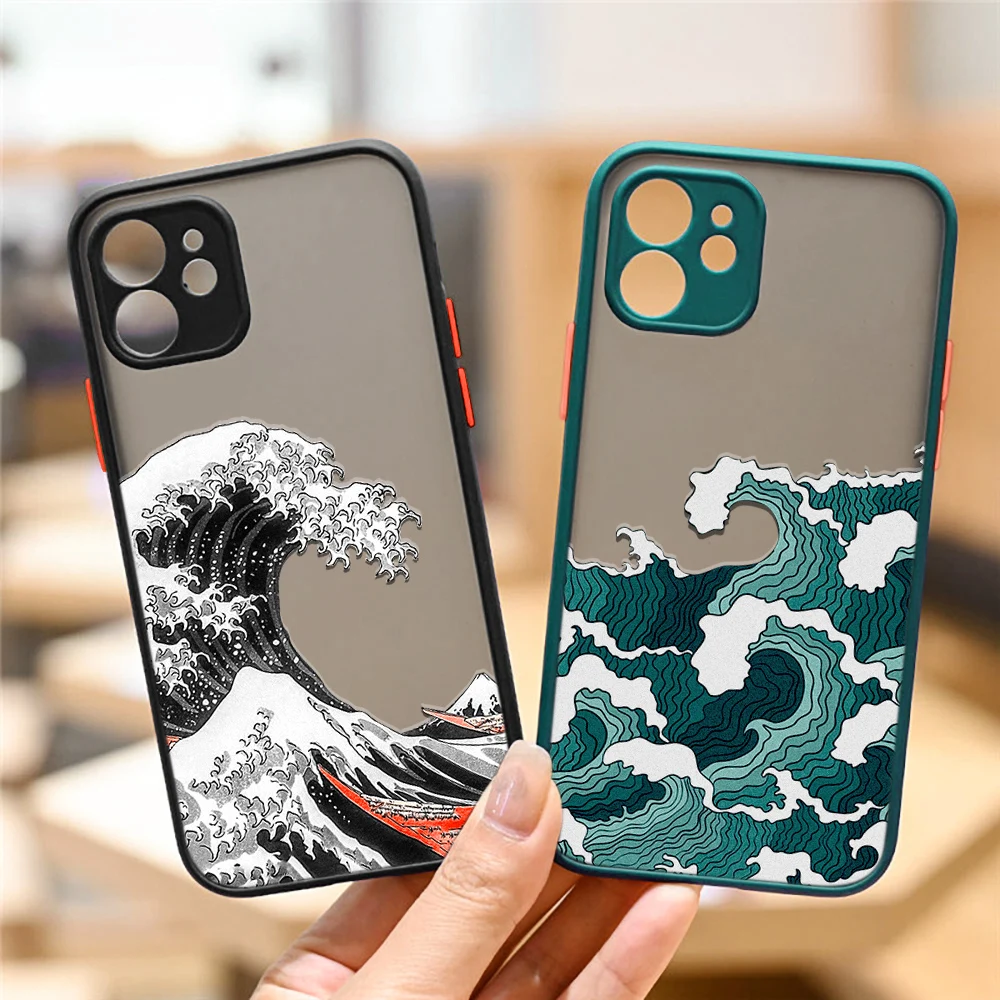 Модный прозрачный чехол для телефона с синими волнами для iPhone 13 12 11 14 Pro MAX XS X Mini XR 7 8 Plus, противоударный жесткий матовый чехол, чехлы
Модный прозрачный чехол для телефона с синими волнами для iPhone 13 12 11 14 Pro MAX XS X Mini XR 7 8 Plus, противоударный жесткий матовый чехол, чехлы