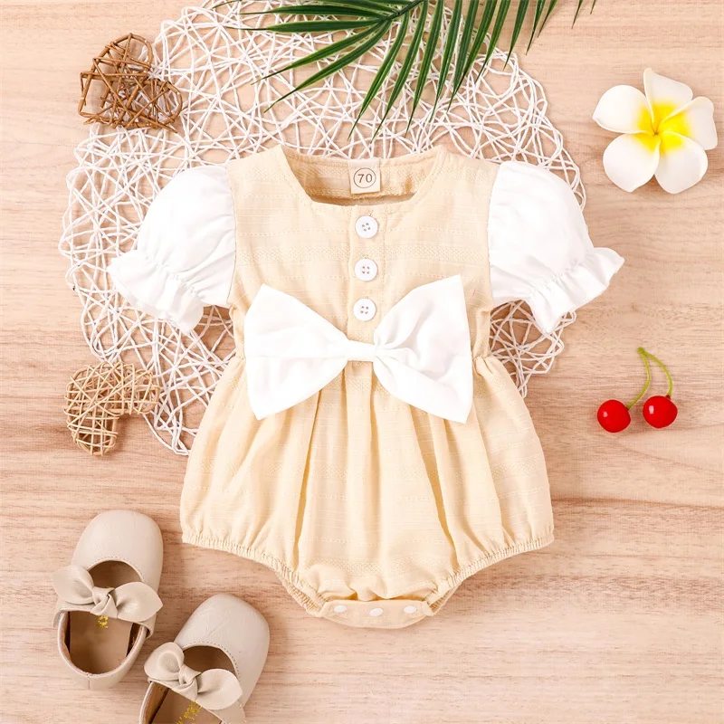 0-18M Baby Girl Romper New Fashion Short Sleeve Pleated Short Jumpsuit Summer Infant Girls Playsuit Kids Bodysuit Dropshipping
0-18M Baby Girl Romper New Fashion Short Sleeve Pleated Short Jumpsuit Summer Infant Girls Playsuit Kids Bodysuit Dropshipping