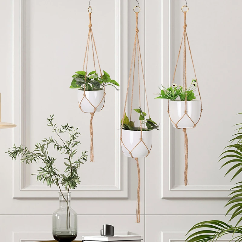 NewFlower Basket Rope Macrame Wall Hanging Hanging Plant Pot Plants Hanger Hanging Baskets Handmade Home Garden Balcony Decor
NewFlower Basket Rope Macrame Wall Hanging Hanging Plant Pot Plants Hanger Hanging Baskets Handmade Home Garden Balcony Decor